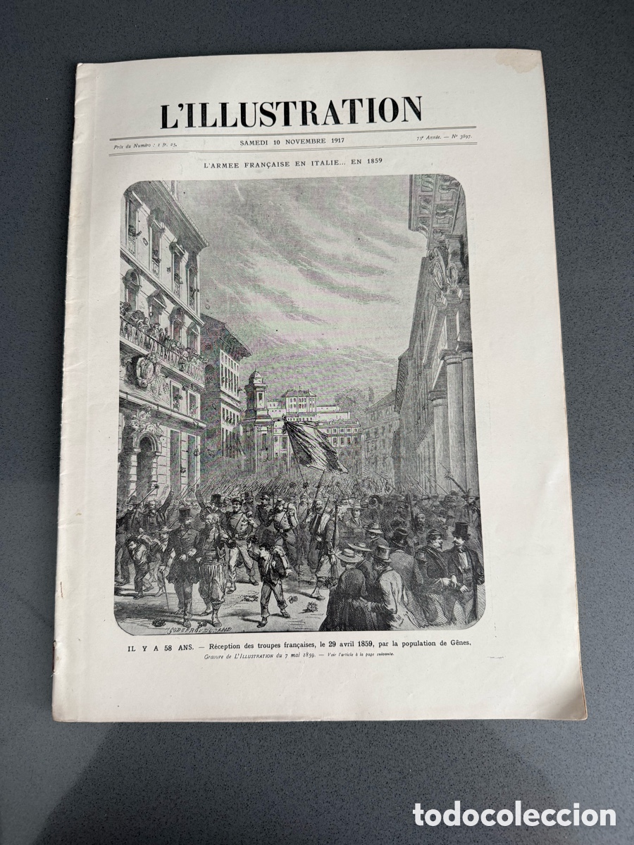 Militaria: a&ntilde;o 1917 - REVISTA HISTORIA L'ILLUSTRATION n&ordm; 3897 noviembre - NAPOLE&Oacute;N - PRIMERA GUERA MUNDIAL