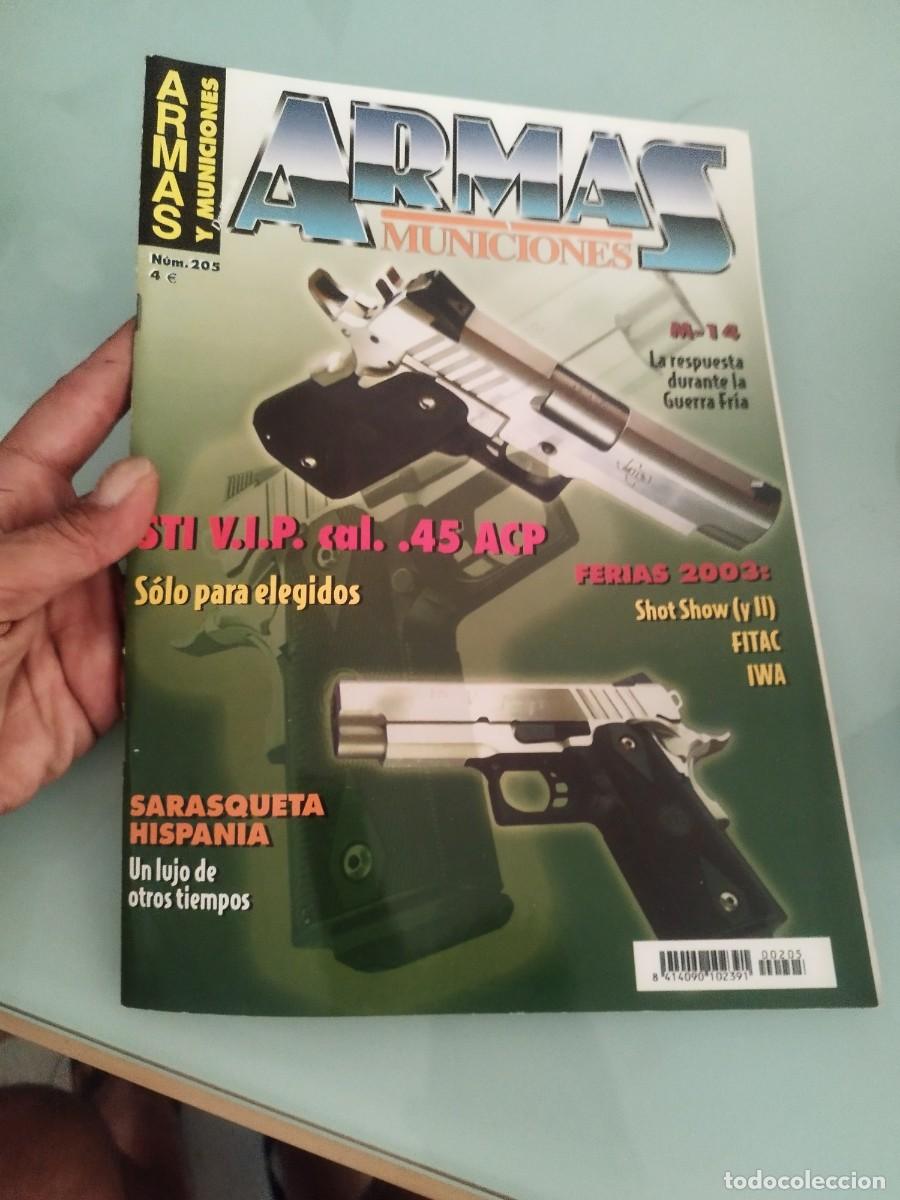 Militaria: Revista Armas y municiones N&ordm; 205.