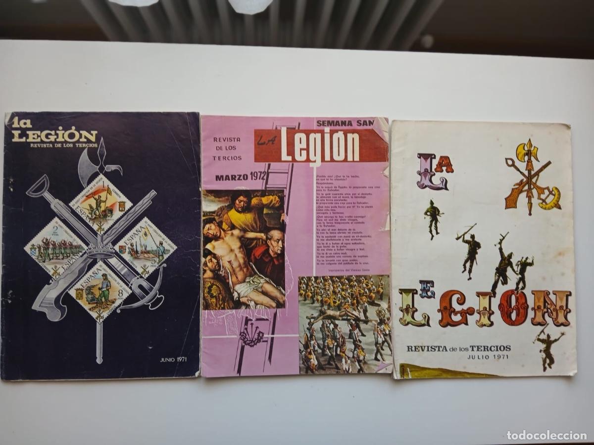 Militaria: Lote 3 revistas legi&oacute;n 1971 y 1972