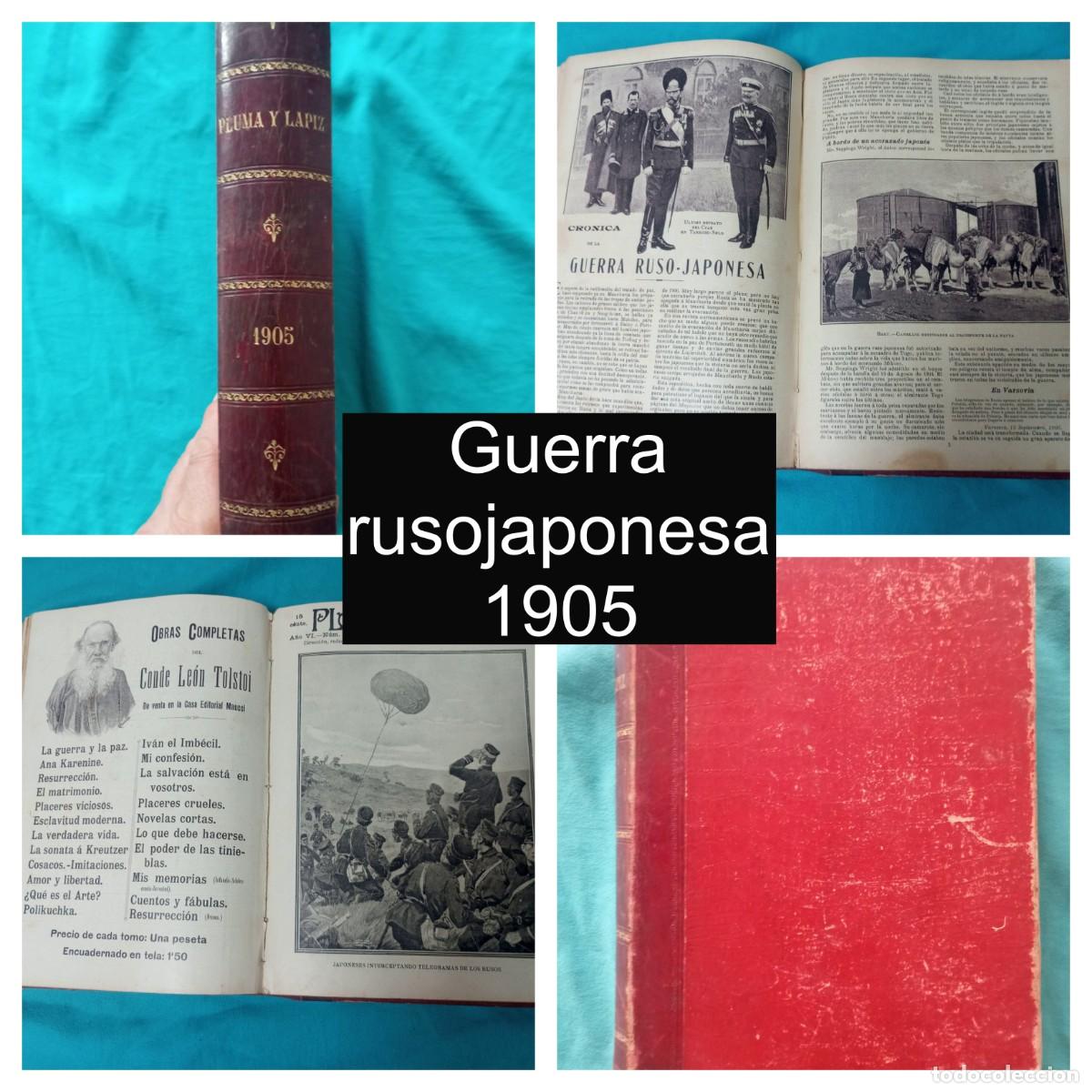 Militaria: GUERRA RUSOJAPONESA 1905 EN PLUMA Y LAPIZ REVISTA VER VIDEO PRESENTACION