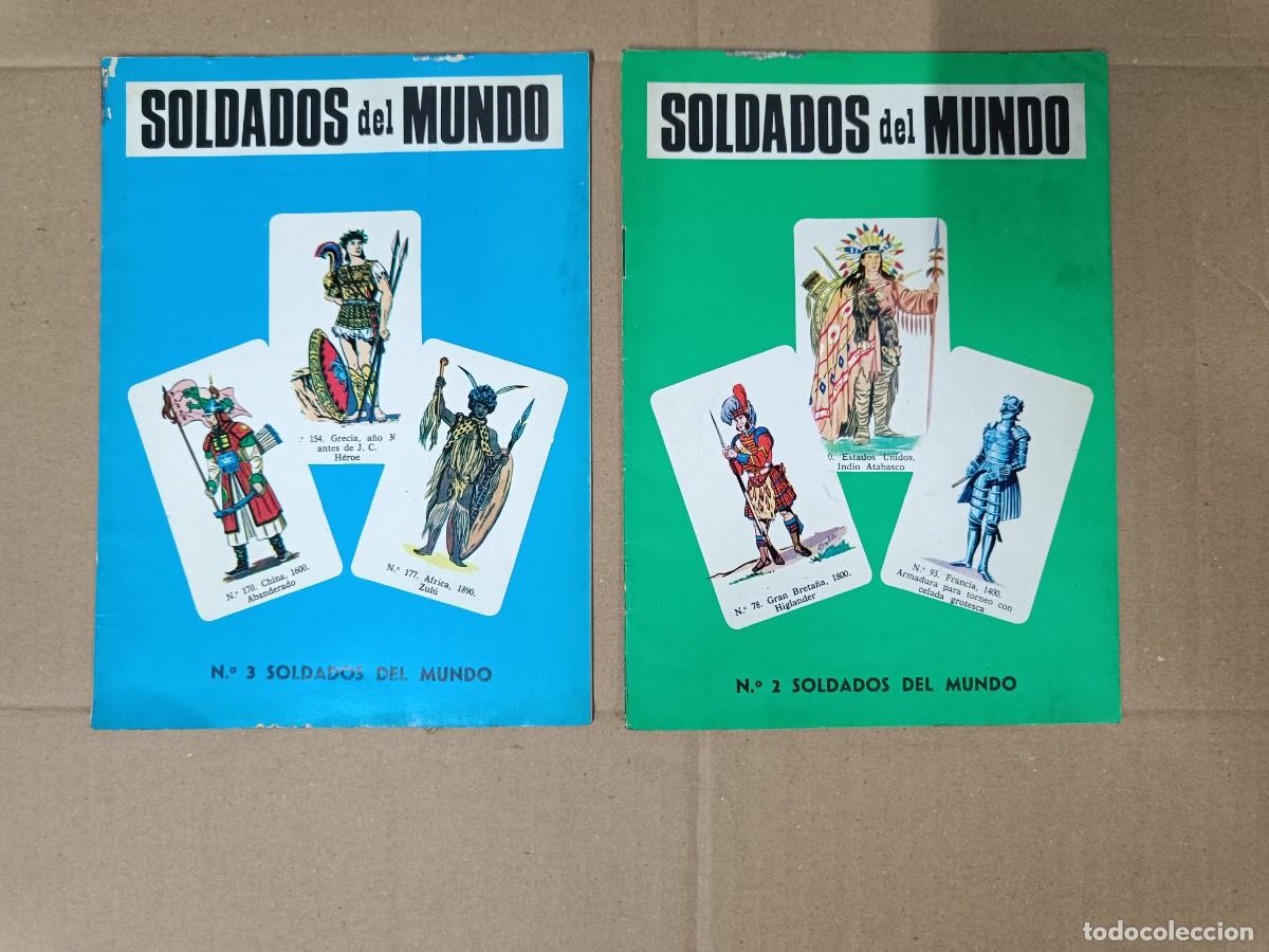 Militaria: LOTE 2 ANTIGUAS REVISTAS, SOLDADOS DEL MUNDO, NUMEROS 2 Y 3, UNIFORMES, MILITAR -P28