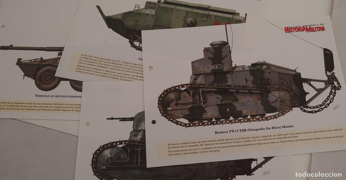 Militaria: Lote 180 l&aacute;minas Revista Espa&ntilde;ola de Historia Militar