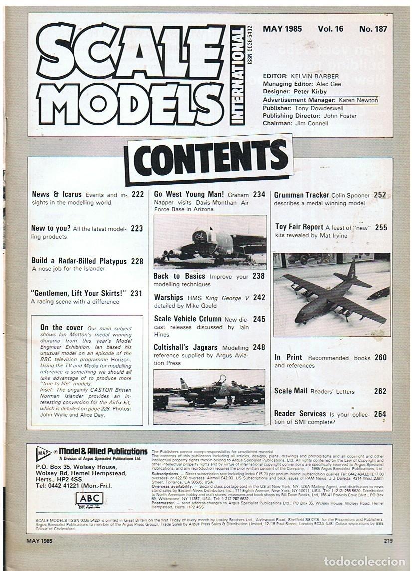 Militaria: SCALE MODELS A&Ntilde;O 1985 MAYO - Foto 2