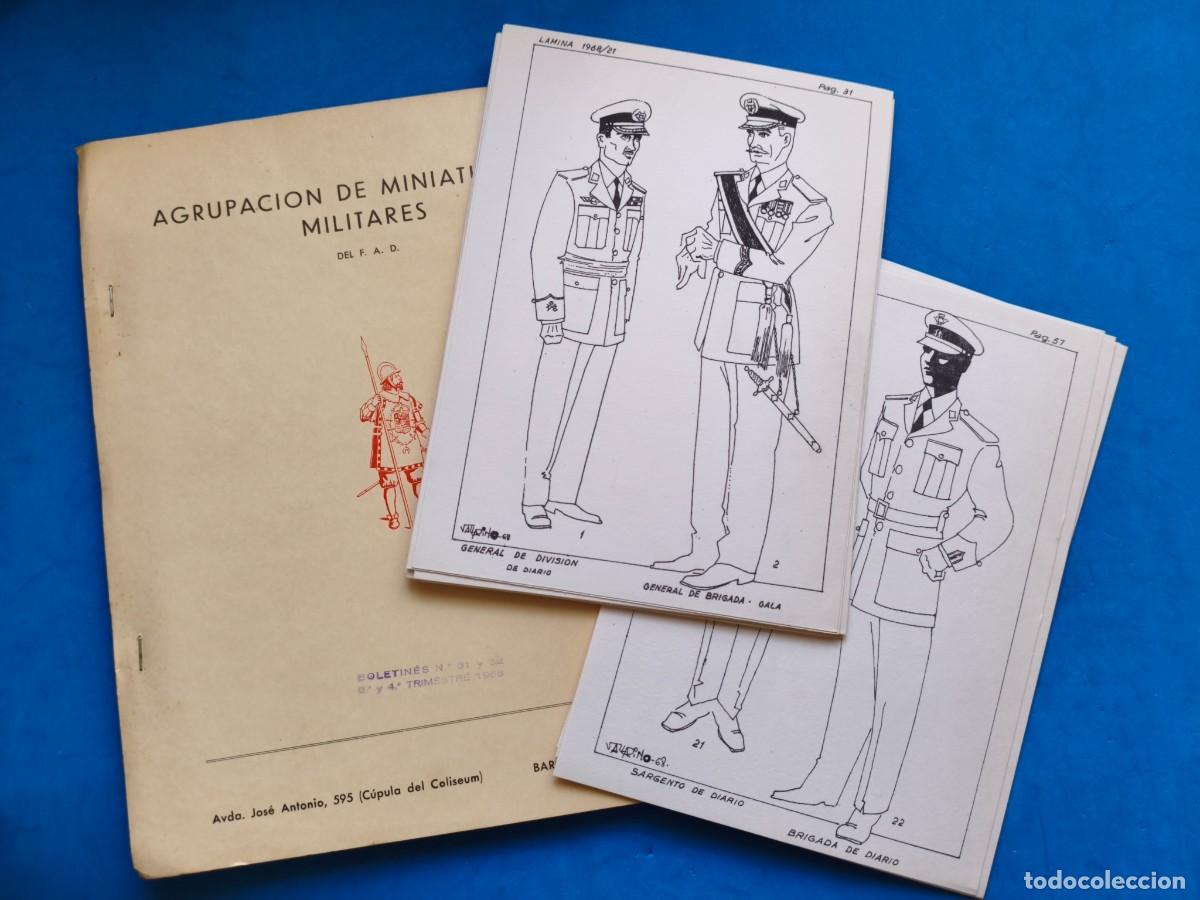Militaria: Bolet&iacute;n de la Agrupaci&oacute;n de Miniaturistas Militares. N&ordm;31 y 32. 3&ordm; y 4&ordm; Trimestre de 1968.