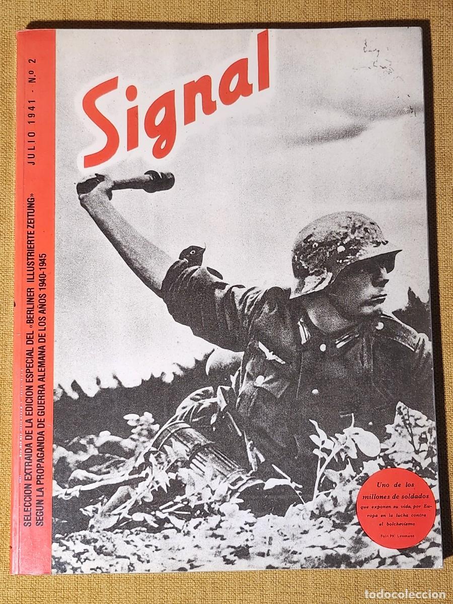 Militaria: Signal N.&ordm; 2, julio de 1941. Revistas de la Segunda Guerra Mundial
