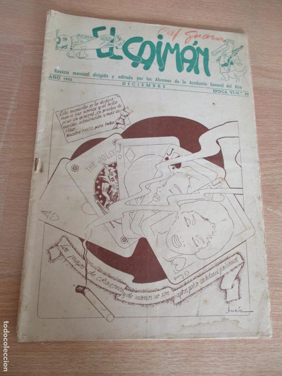 Militaria: REVISTA EL CAIM&Aacute;N, n&ordm;. 32- -A&Ntilde;O 1951- DICIEMBRE- &Eacute;POCA Vi-CON 24 P&Aacute;G., INCLUIDAS LAS TAPAS