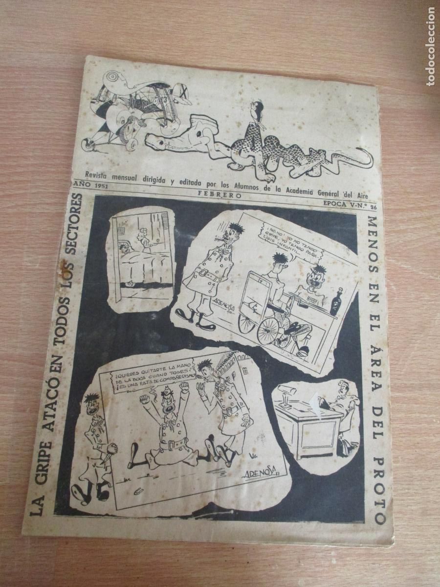 Militaria: REVISTA EL CAIM&Aacute;N, n&ordm;.26-A&Ntilde;O 1951- FEBRERO- &Eacute;POCA V-CON 12 P&Aacute;G., INCLUIDAS LAS TAPAS