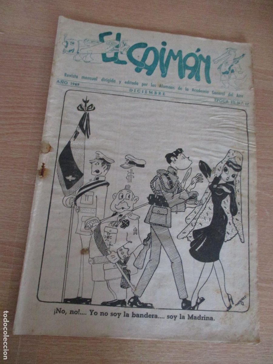 Militaria: REVISTA EL CAIM&Aacute;N, n&ordm;. 17-A&Ntilde;O 1949- EDICIEMBRE- &Eacute;POCA III-CON 20 P&Aacute;G., INCLUIDAS LAS TAPAS
