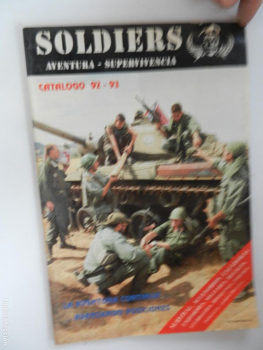Militaria: SOLDIERS - AVENTURA -SUPERVIVENCIA - CATALOGO 92-93 - LA AVENTURA CONTINUA