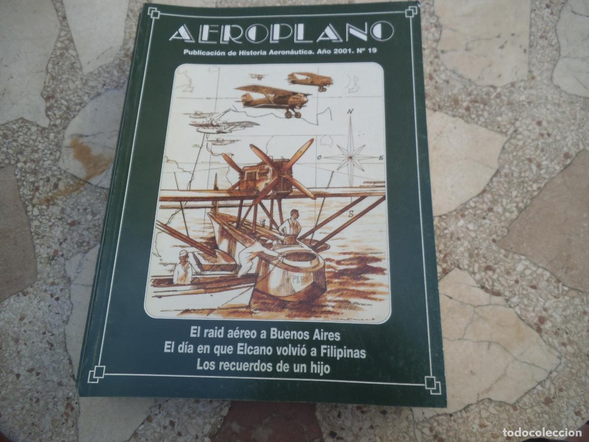 Militaria: revista aeroplano n&ordm; 19, a&ntilde;o 2001, revista de historia aeronautica, 112 paginas