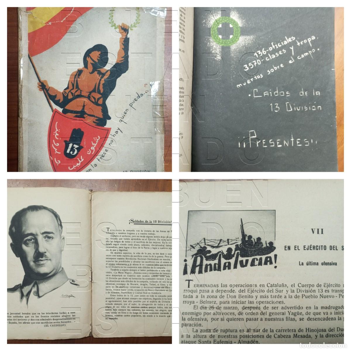 Military Antiques: GUERRA CIVIL DIVISION 13 REGIMIENTO MERIDA 35 34 PGS U33