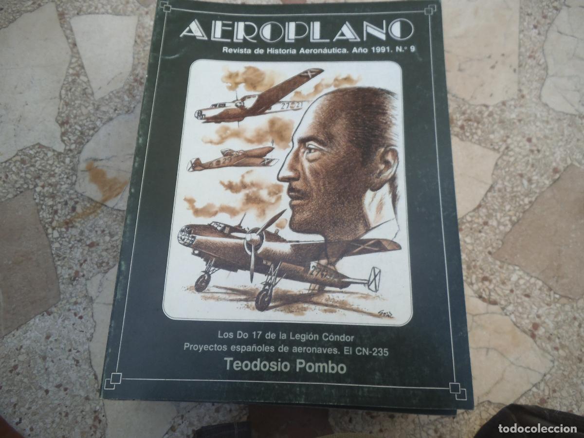 Militaria: revista aeroplano n&ordm; 9 ,a&ntilde;o 1991, revista de historia aeronautica , 180 paginas