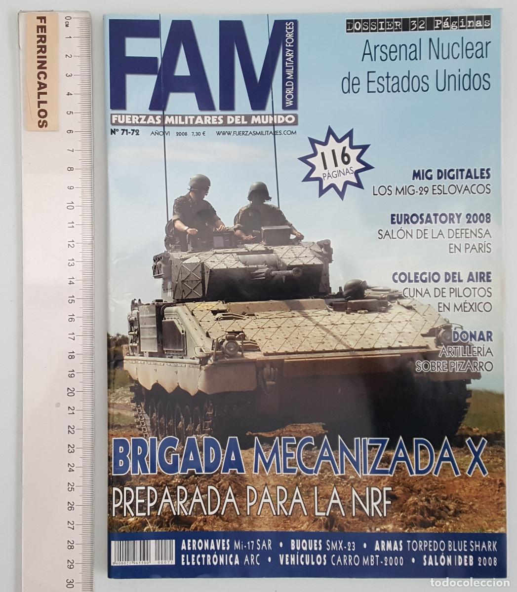 Militaria: REVISTA FAM FUERZAS MILITARES DEL MUNDO N&ordm; 71-72 N&Uacute;MERO DOBLE 116 P&Aacute;GINAS, WORLD MILITARY FORCES