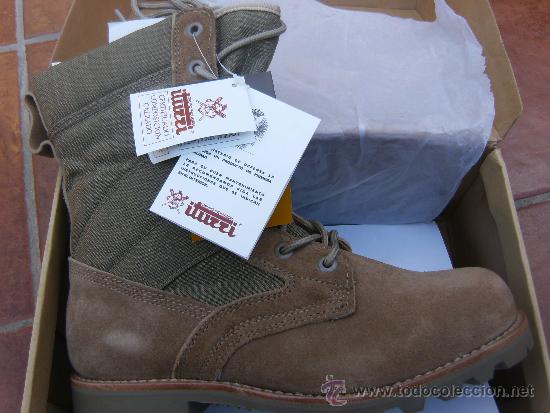 Botas Militares Hombre Piel Negras - PERA LIMONERA
