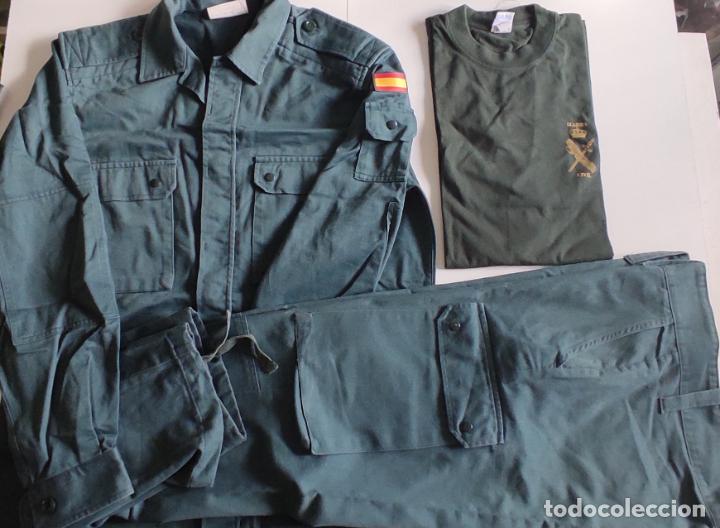 Militaria: Uniforme de campa&ntilde;a guardia civil.