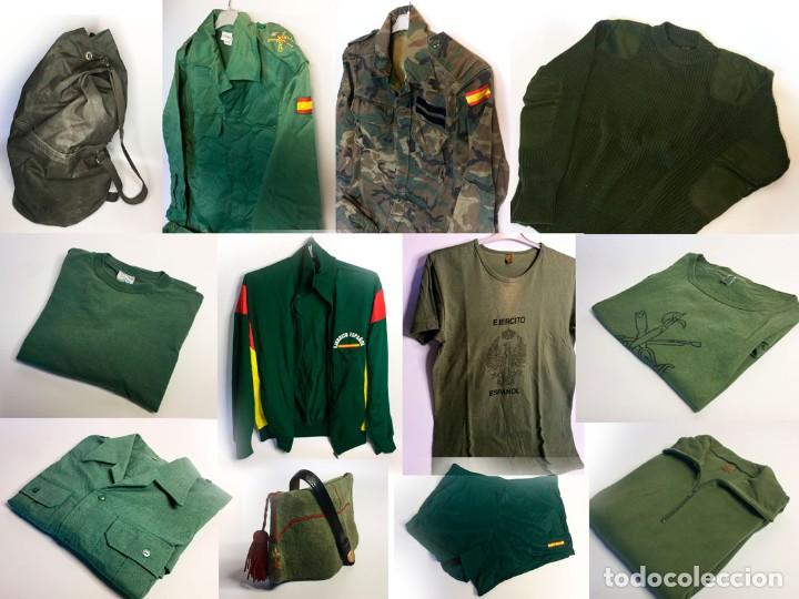 petate con ropa y complementos de legionario ej - Buy Spanish military  uniforms on todocoleccion