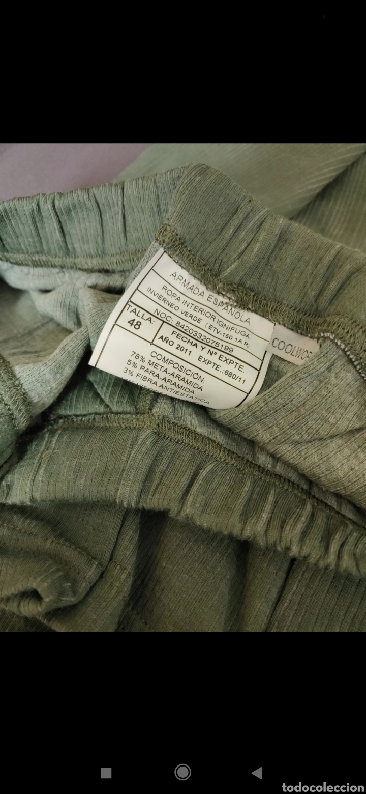 Militaria: Ropa interior ign&iacute;fuga Ej&eacute;rcito - Foto 7