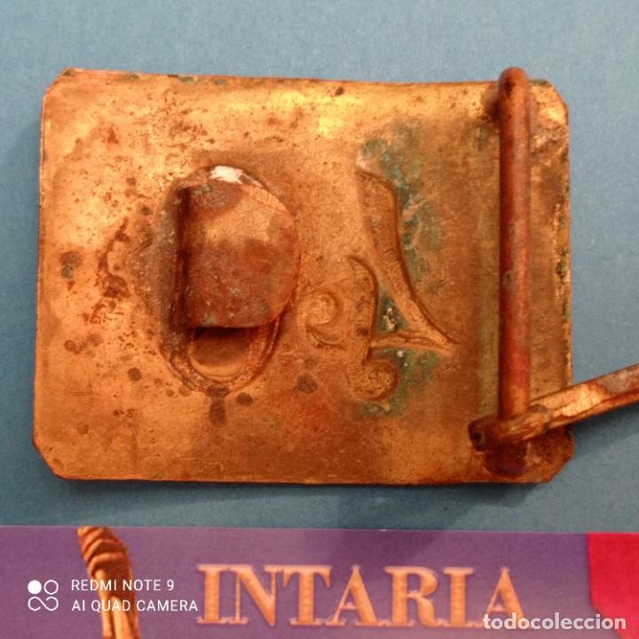 Militaria: Hebilla de cintur&oacute;n de regimiento 40 del ej&eacute;rcito espa&ntilde;ol - Foto 2