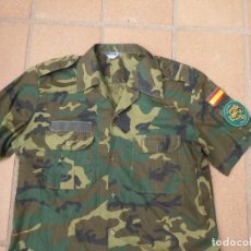 Militaria: CAMISA CAMUFLAJE BOSCOSO DEL EJÉRCITO ESPAÑOL. BOSNIA DIVISIÓN SALAMANDRE