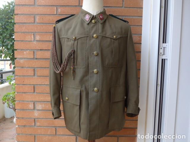 Military Antiques: ANTIGUA GUERRERA SAHARIANA CRUZ ROJA EPOCA DE FRANCO