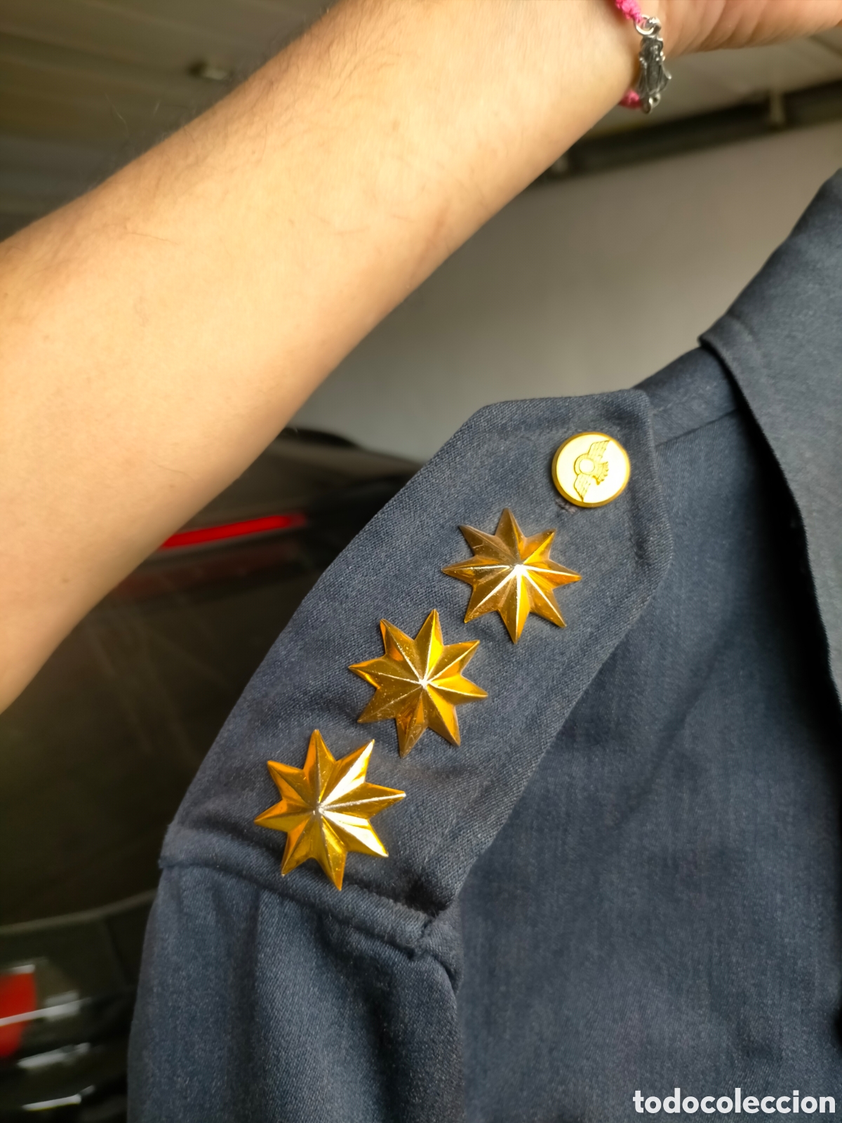 Militaria: GABARDINA CORONEL EJERCITO DEL AIRE - Foto 3