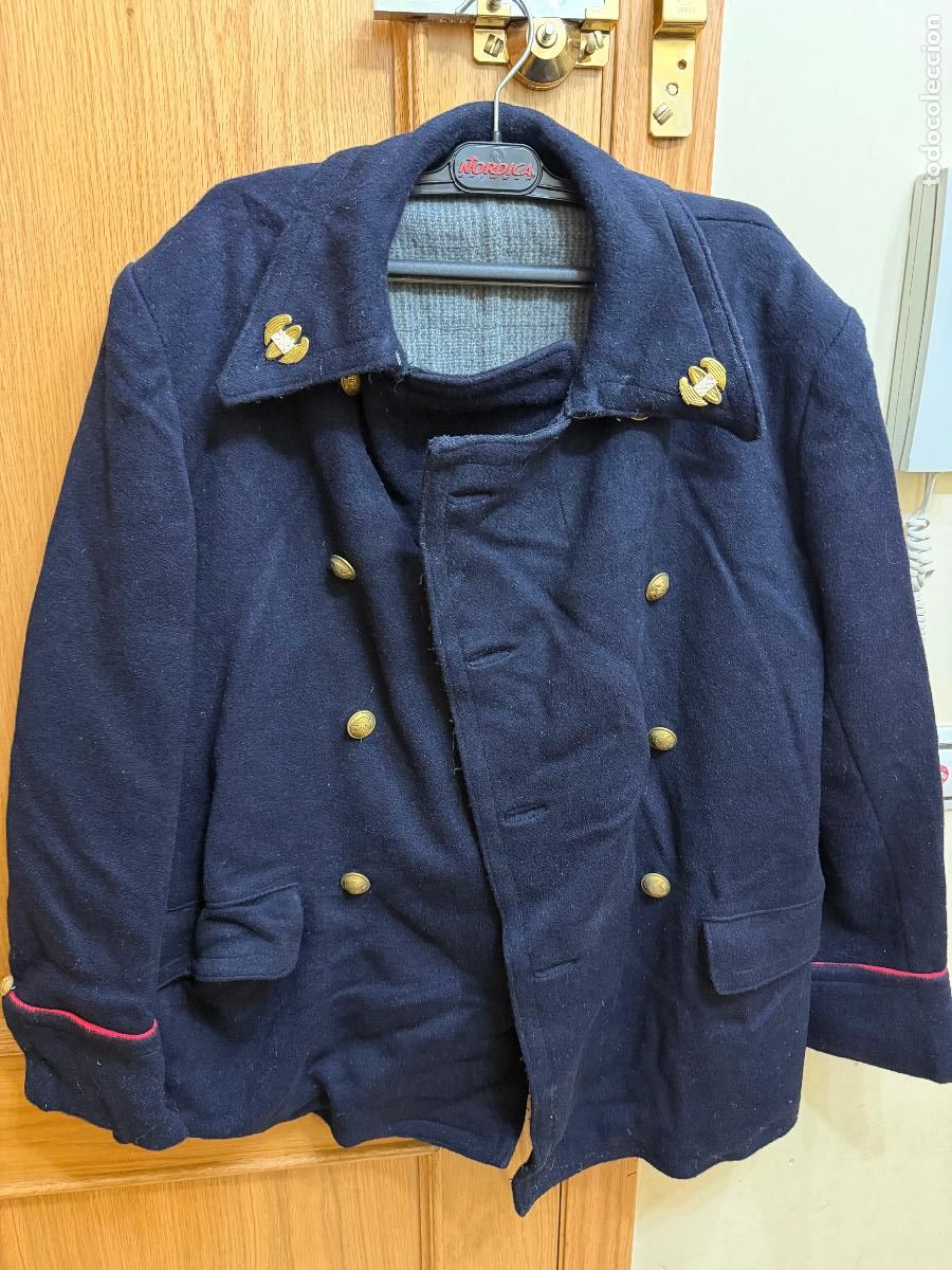 Militaria: Chaqueta azul de correos a&ntilde;os 40/50
