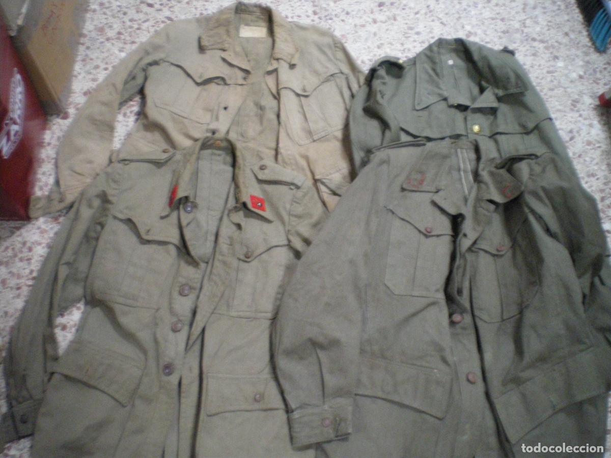 Militaria: LOTE 4 SAHARIANAS REGLAMENTO 43