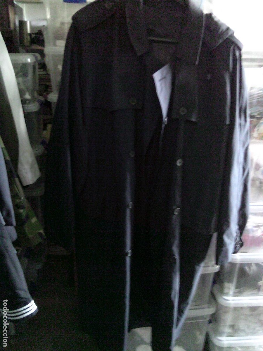 Militaria: Gabardina tipo Armada Espa&ntilde;ola nueva talla XL