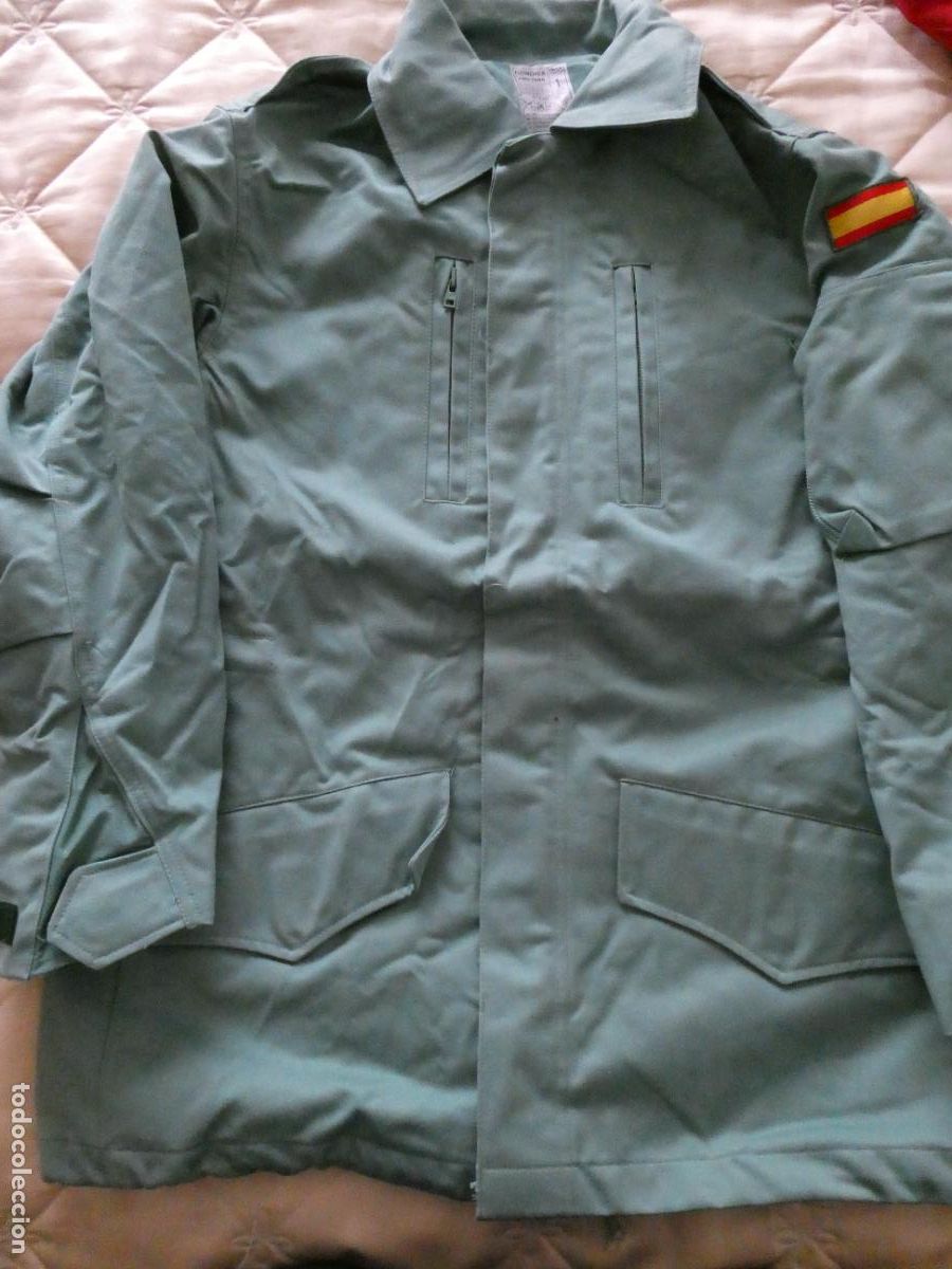 Militaria: CHAQUET&Oacute;N ABRIGO 2/4 MILITAR LEGIONARIO. SARGA A&Ntilde;O 1986 SEMI NUEVO. CONDISA TALLA 1. 1,5KG