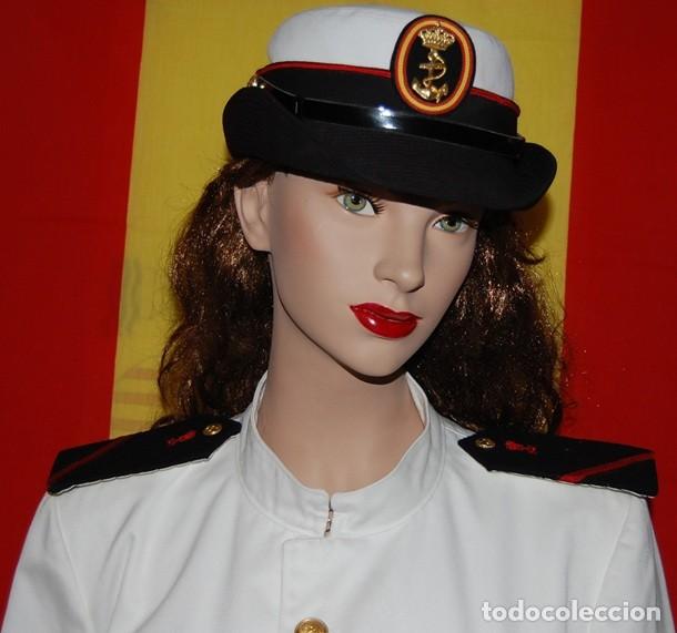 Militaria: UNIFORME FEMENINO DE GALA ARMADA INFANTERIA DE MARINA SOLDADO A&Ntilde;OS 90