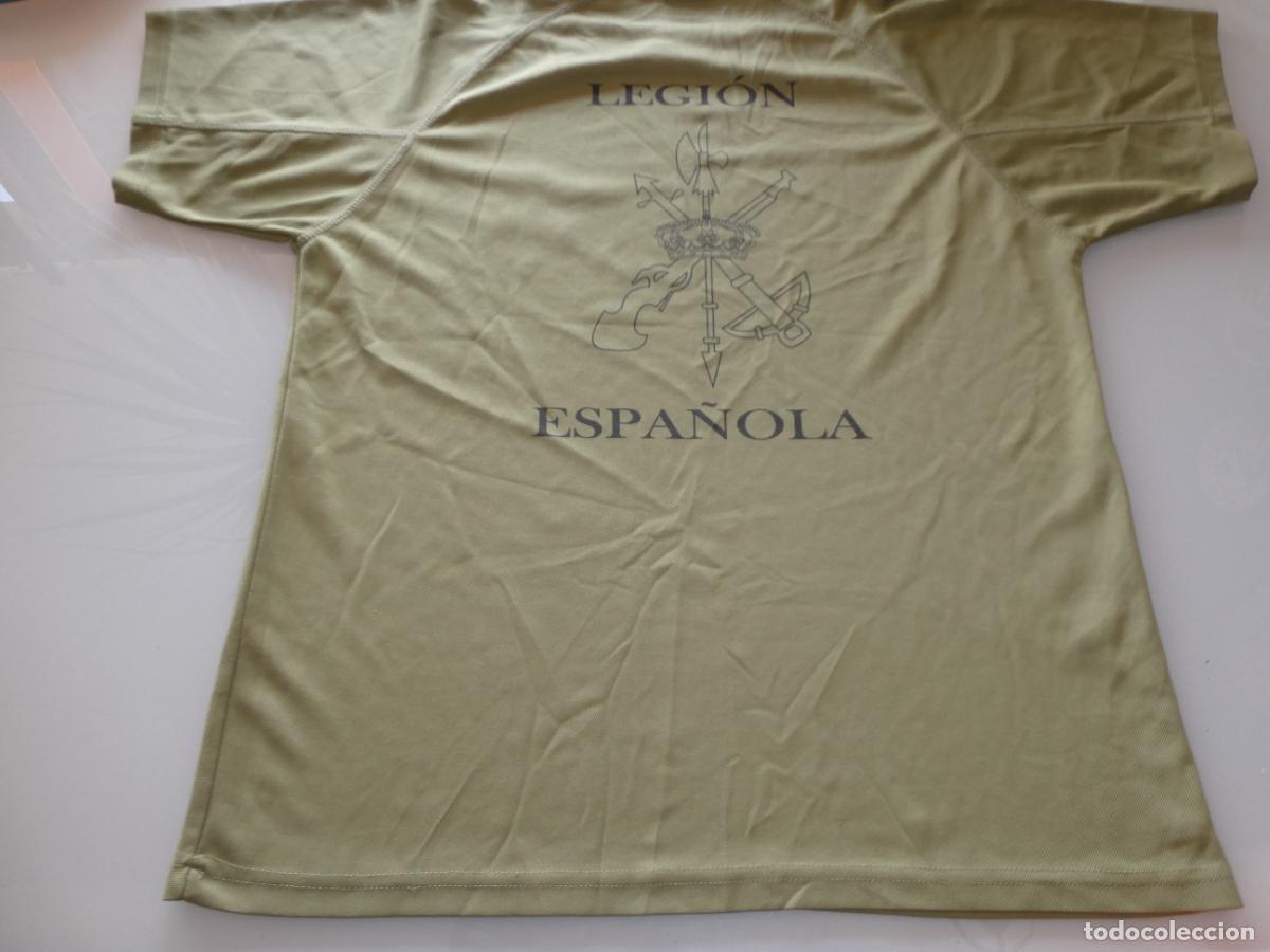 Militaria: CAMISETA MILITAR LEGIONARIA. LEGI&Oacute;N ESPA&Ntilde;OLA. BANDERA COMANDANTE FRANCO 3 COMPA&Ntilde;&Iacute;A. TALLA L. 150GR
