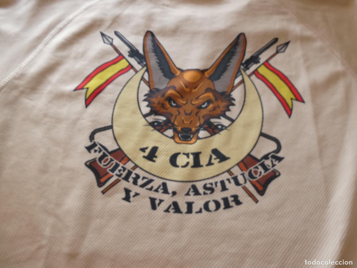 Militaria: CAMISETA MILITAR GRUPO FUERZAS REGULARES MELILLA 52. 4 COMPA&Ntilde;&Iacute;A CIA. TALLA L. 120GR