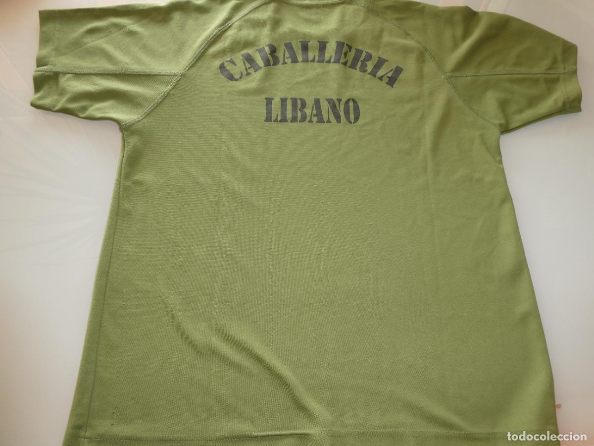 Militaria: CAMISETA MILITAR. MISIONES EJ&Eacute;RCITO ESPA&Ntilde;OL EN L&Iacute;BANO UNIFIL CABALLER&Iacute;A. OTAN. 150GR