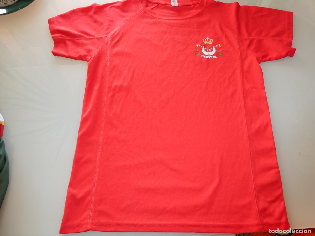Militaria: CAMISETA MILITAR GREG 52 GRUPO FUERZAS REGULARES MELILLA TALLA M. 130GR