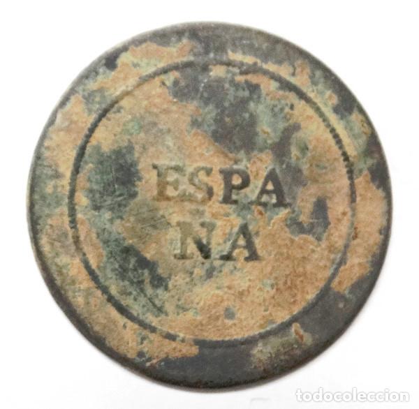 Militaria: BOTON INFANTERIA EN LINEA 1791-1805, &rdquo;ESPA&Ntilde;A&rdquo;