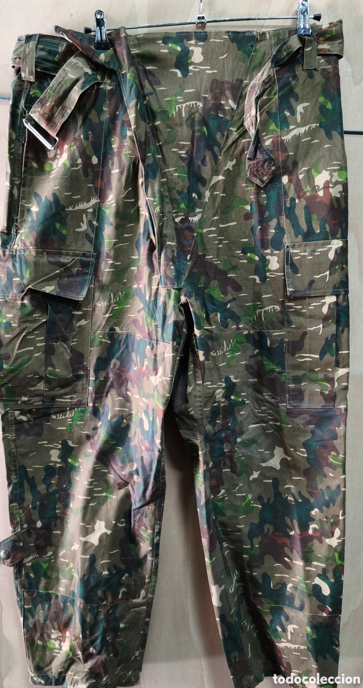 Militaria: PANTAL&Oacute;N PARACAIDISTA M-61 ROCOSO A&Ntilde;OS 60/70 96&times;110 CMS