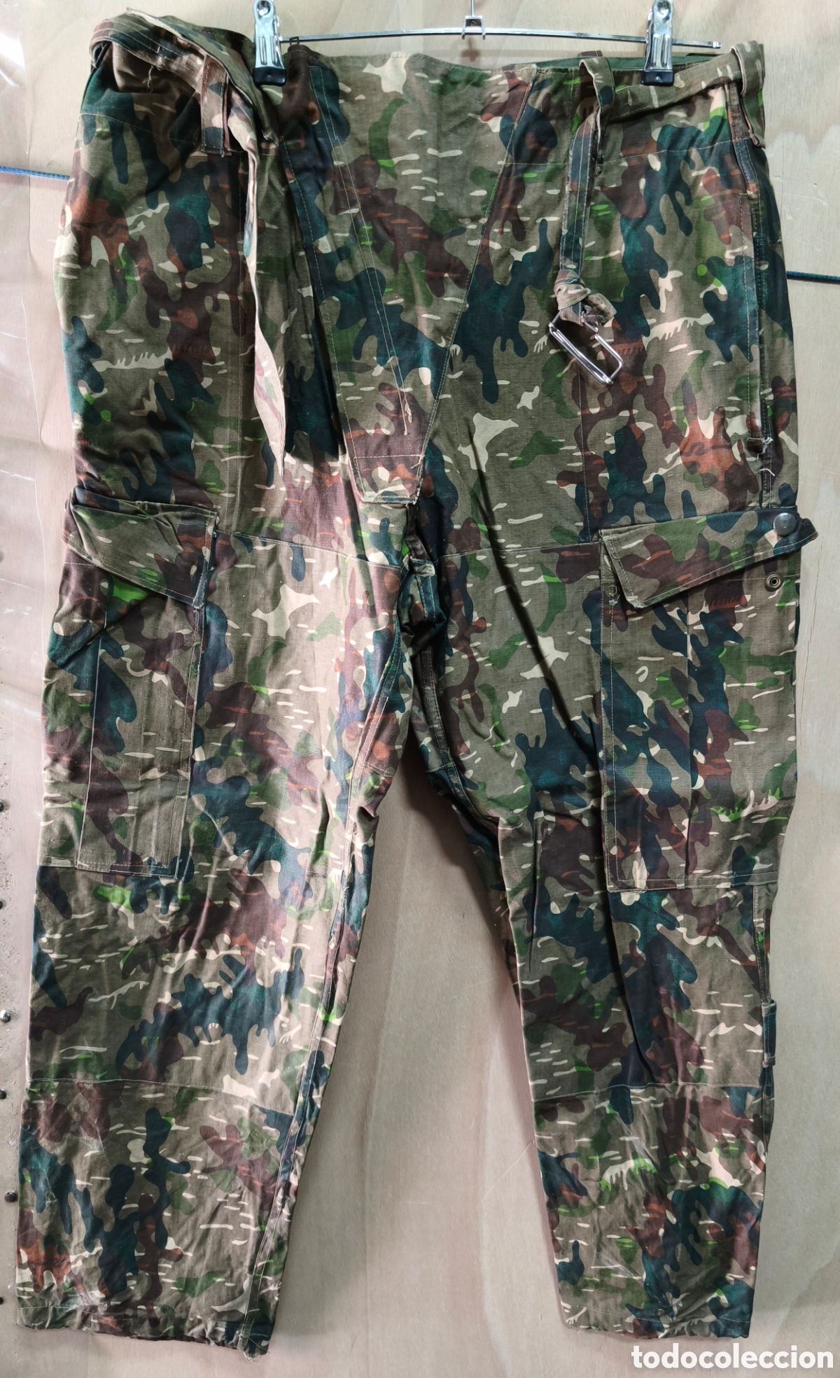 Militaria: PANTAL&Oacute;N PARACAIDISTA 2 M-61 ROCOSO A&Ntilde;OS 60/70 96&times;104 CMS