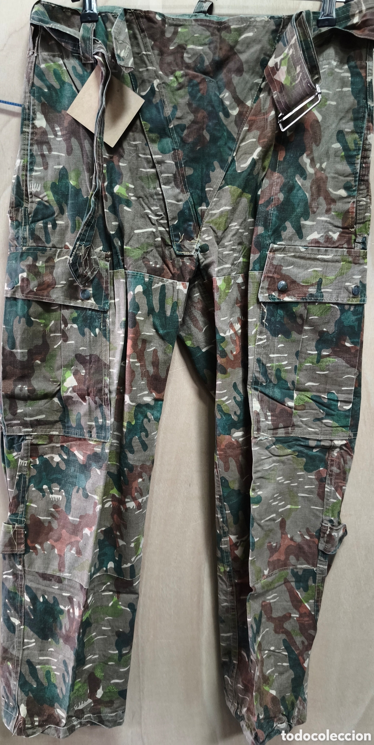 Militaria: PANTAL&Oacute;N PARACAIDISTA 4 M-61 ROCOSO A&Ntilde;OS 60/70 88&times;100 CMS