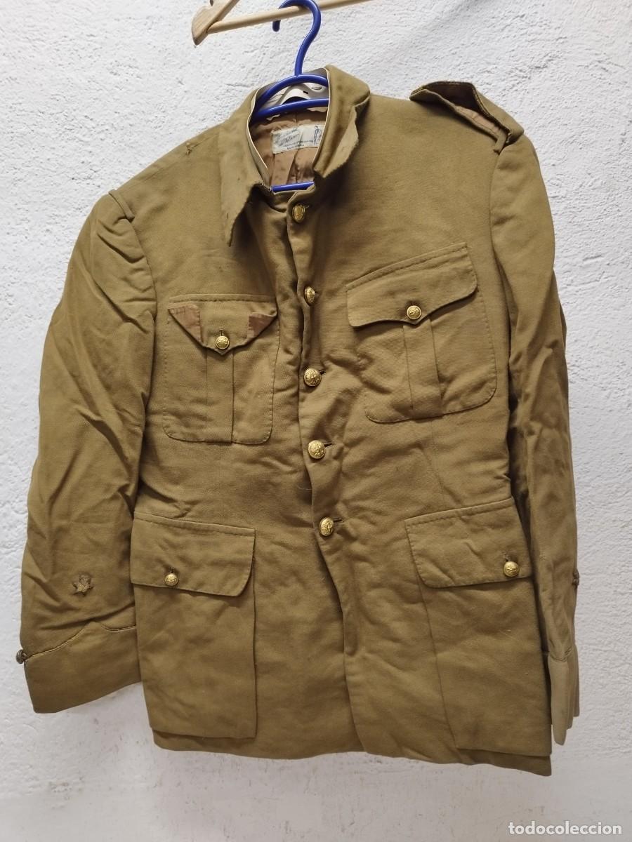 Militaria: Antigua guerrera militar de alf&eacute;rez del ejercito espa&ntilde;ol. Epoca franco, franquista.