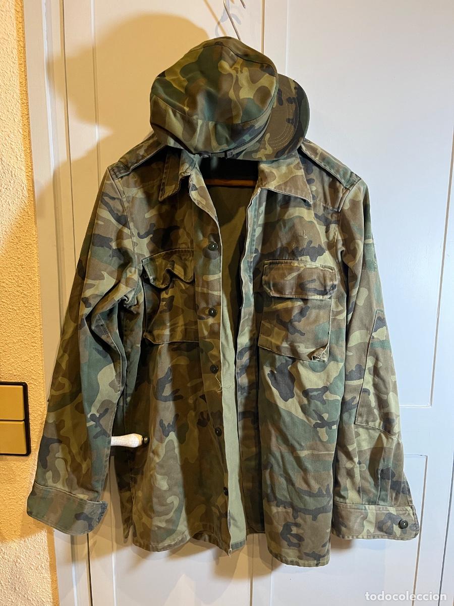Military Antiques: Uniforme Ej&eacute;rcito Espa&ntilde;ol M82 Boscoso Vintage + Gorra La Mili a&ntilde;os 80 90