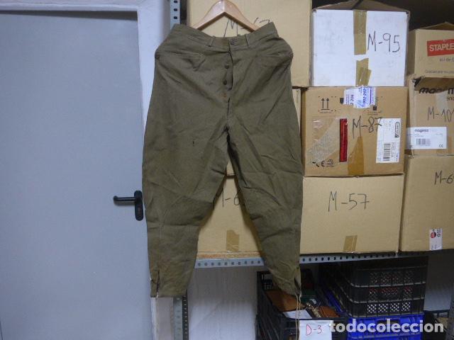 Militaria: Antiguo pantalon militar breches original, guerra civil y posguerra.