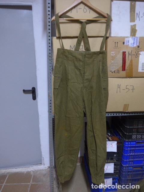 Militaria: Antiguo raro pantalon noruego espa&ntilde;ol con tirantes, Navarrete Pamplona, tropas monta&ntilde;a ? Coes ?