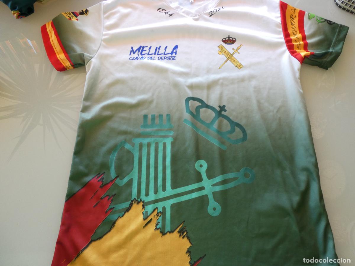 Militaria: CAMISETA MILITAR GUARDIA CIVIL DE MELILLA. 1844 2024 TALLA L. 130GR
