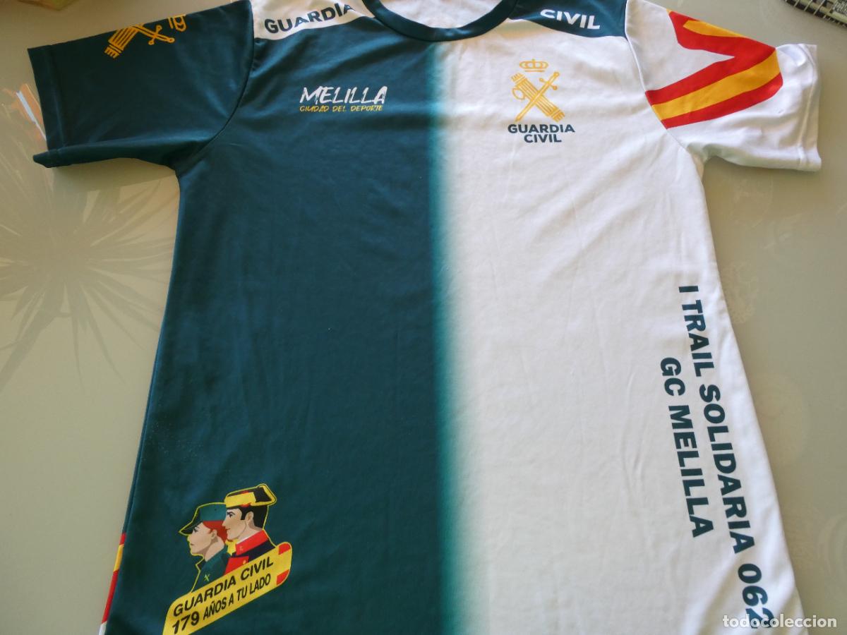 Militaria: CAMISETA MILITAR GUARDIA CIVIL DE MELILLA. 179 A&Ntilde;OS- 2023. TALLA S. 130GR