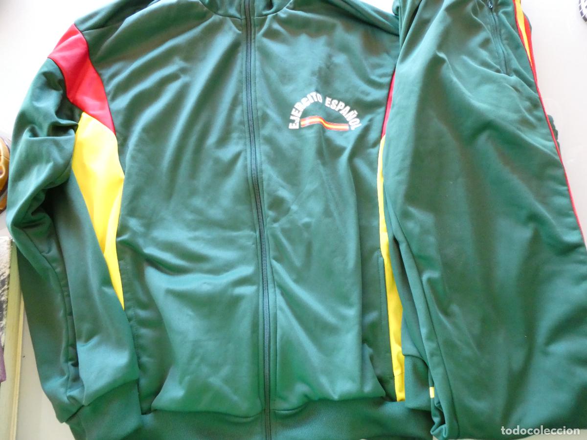 Militaria: CL&Aacute;SICO CHANDAL MILITAR. EJ&Eacute;RCITO ESPA&Ntilde;OL. A&Ntilde;OS 80 90. TALLA GRANDE 3. 800GR