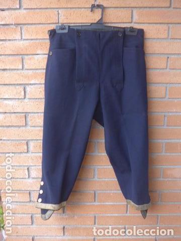 Militaria: Antiguo y raro pantalon espa&ntilde;ol de siglo XIX de la Compa&ntilde;ia Transmediterranea, marina, original.