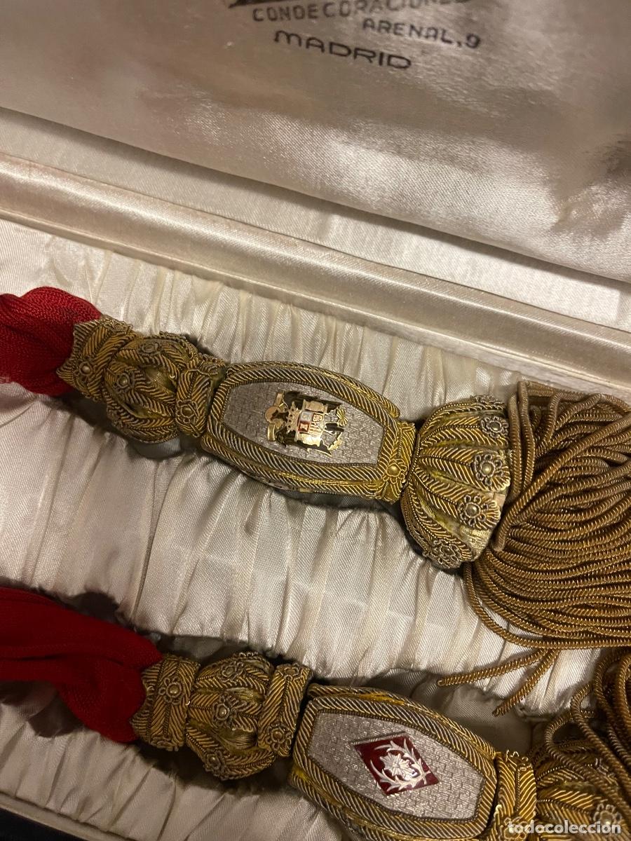 Militaria: FAJA FAJIN DE GALA GENERAL EPOCA FRANCO GRAN CALIDAD ESMALTES HILO PLATA ORO VER FOTOS CAJA JOYEROS