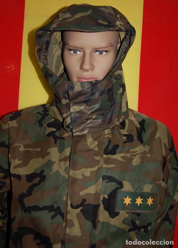 Militaria: CHAQUETON/ANORAK INTEMPERIE MIMETIZADO BOSCOSO EJERCITO