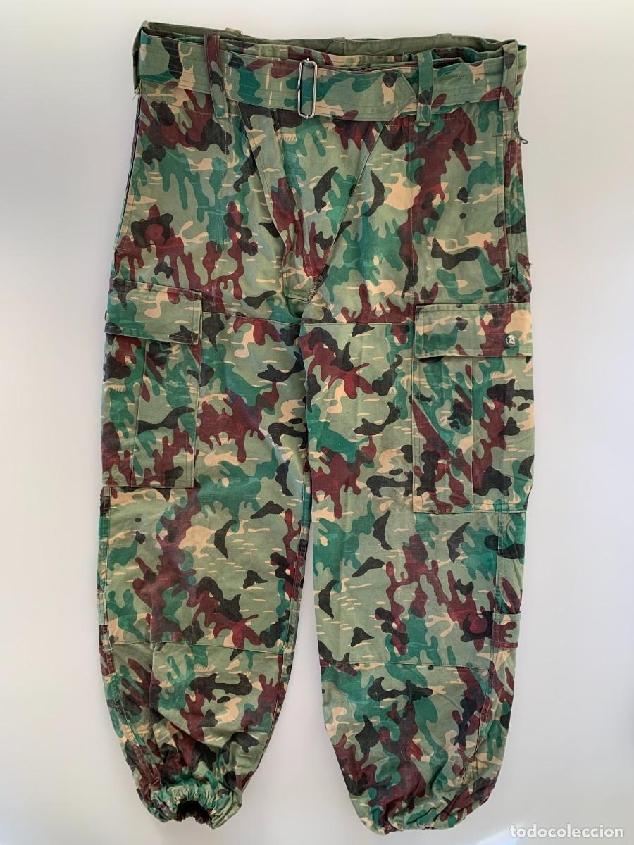 Militaria: Pantalones Traje Lanzamiento Camuflado M61 Paracaidista BRIPAC Ej&eacute;rcito VTG 60s