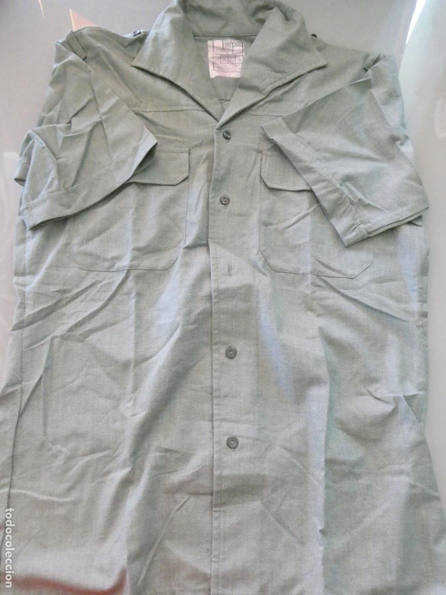 Militaria: CAMISA MILITAR LEGIONARIA SARGA MANGA CORTA. LEGI&Oacute;N A&Ntilde;O 1987 CONDISA TALLA. MOD SIN HOMBRERAS. 250GR